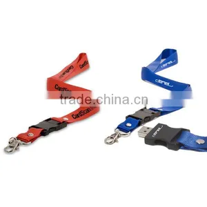 Factory Direct Sale Usb Lanyard Custom Printed Logo Polyester Lanyard Usb Flash Drive for Promotion Gift thumbnail-1
