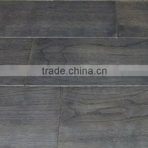 Gray Oak Wood Flooring-handscraped Surface thumbnail-1