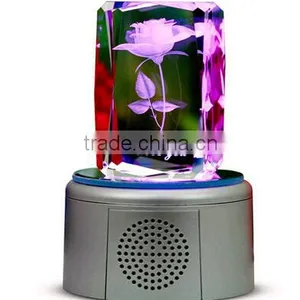 Wedding Gift Popular K9 Crystal Gift Souvenir Gift Crystal Cube thumbnail-1