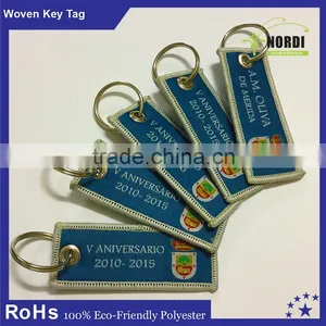 Reflective Key Chain /custom Key Tag /polyester Embrodiery Key Chain thumbnail-3