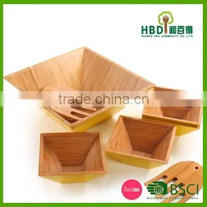 Hot New Products for 2016 Natural Eco-friendly Vegetable Bamboo Salad Bowl, Wood Bamboo Salad Bowl,kitchen Salad Bowl Wholesale thumbnail-5