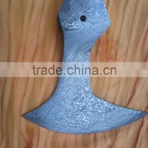 Handmade Damascus Axe Head thumbnail-1