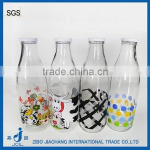 1L Juice Glass Bottles for Sale With Twist off Cap thumbnail-1