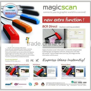 Mini Card Scanner With Multi Function Software OCR Function Support xp Vista Windows 7 System thumbnail-1