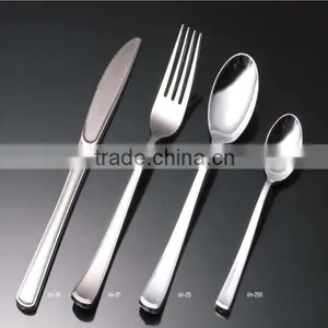 Ecofriendly Silver Tableware Plastic Knife Fork Spoon thumbnail-1