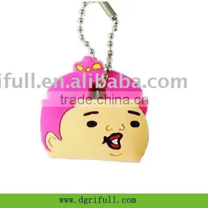 Alien Silicone Bottle Cap Key Chain thumbnail-1