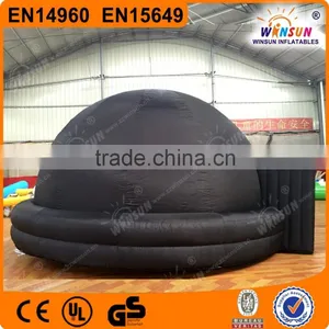 Certified by US or CE Black 5m Diameter Inflatable Planetarium Tent Used Outdoor Inflatable Tent for Kids thumbnail-6