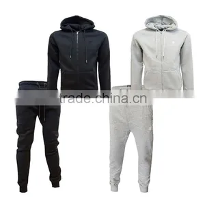 Fleece Tracksuit Sweat Top Skinny Slim Fit Mens Hoody thumbnail-5