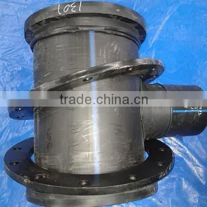 Fabricated Fittings HDPE Tee Flange Welded Fittings With Top Quality thumbnail-1