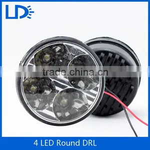 Motercycle DRL LED Truck Backup Light Waterproof Universal Auto Round Reversing Lamp thumbnail-1