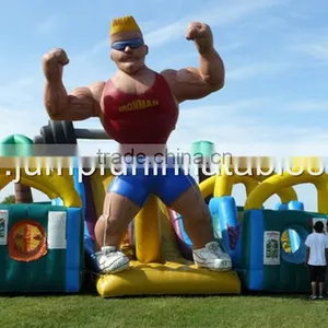 Giant Obstacle Course Inflatables Entertainment Park for Commercial Outdoor Play Park thumbnail-1