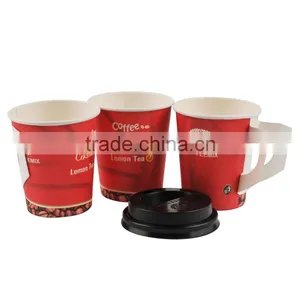 Disposable Paper Cups Coffee Cups China Made 7oz Paper Cup With Handlealibaba China thumbnail-3
