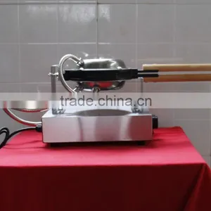 180 Degree Rotated 220V 110V 1400W Electric Non-stick Hong Kong Style Egg Waffle Maker Machine for Snack and Dessert Shop thumbnail-3