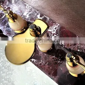 Axe Shape Bathub Waterfall Faucet , Bathtub Faucet 3 Hole Faucet With Shower thumbnail-3