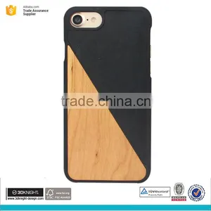 Fashion Design New Wooden Phone Case for Iphone 7 Leather Case thumbnail-1
