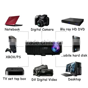 Full hd 3d Led 3400Lumens LCD Multimedia Projector thumbnail-4