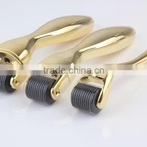 2015 Newest Golden Body Roller Micro Needle Titanium Derma Roller On Big Sales - L008 thumbnail-3