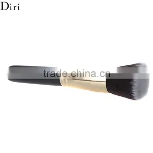 Gold Ferrule Wooden Handle Flat Contour Foundation Brush thumbnail-3
