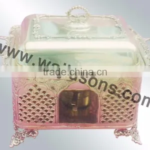 Kitchen Used Handmade Chafing Dish for Sale | 2016 Metal Made Chafing Dish | Brass Plated Chafing Dish thumbnail-2