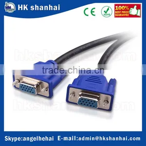 High Quality Adapter 15 Pin 1 Vga Male to 2 Vga Female Vga Monitor Y Splitter Cable for Computer pc Laptop thumbnail-4