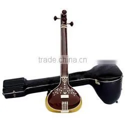 MALE TANPURA Tambura WITH FIBER BOX Indian Musical Instrument Rajasthan India thumbnail-2