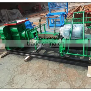 Megaplant Automatic Mud Red Brick Press Making Machine With Diesel Engine Driven for South Africa Market thumbnail-4