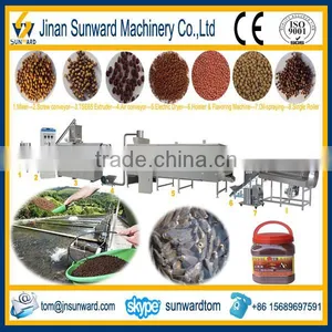 Double Screws Fish Pellet Manufacturing Extruder Machine thumbnail-1
