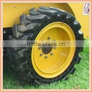 Cheap Wheel Loader Tires, 17.5-25 Skid Steer Rubber Bobcat Solid Tires for Loader thumbnail-1