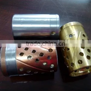 Bi Metal Bush With Flange SAE1010 SAE 792 Bimetal Bronze Bushing SWPB Bimetallic Bearing (steel+cooper+teflon) BPW Bimetal Bush thumbnail-6