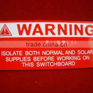 ABS Plastic Engraved Warning Tag thumbnail-2
