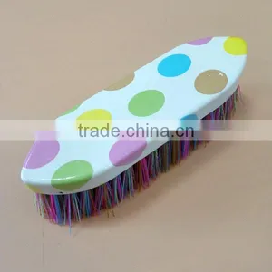 HORSE BRUSH HORSE GROOMING PATTERNED HORSE BRUSH WITH RIBBON BRISTLES EQUESTRIAN HORSE GROOMING HORSE BRUSH HORSE GROOMING KIT thumbnail-1