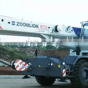 Construction Machinery Rough Terrain Crane 35 Ton Lifting Capacity thumbnail-2