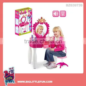 Kids Makeup Toys Dresser Toy With Music and Light thumbnail-1