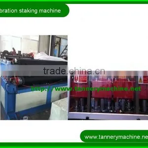 Italy Quality Tannery Machine 1600 to 3200mm Leather Vibration Staking Machine thumbnail-1