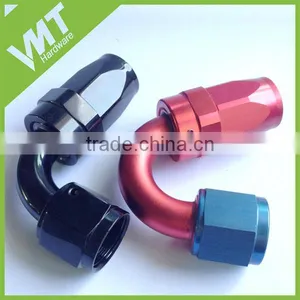 AN-8 Adapter Oil Fuel Line Joint Connector 45 Degree Swivel Hose End thumbnail-4