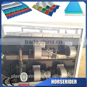 Good Market Pvc+ASA/PMMA Plastic Roof Tile Sheet Plate Making Machine thumbnail-3