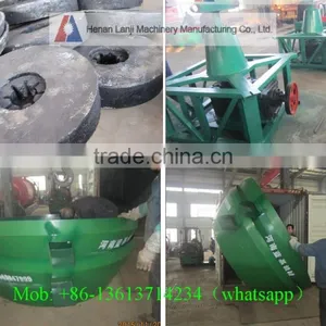 Good Performance Two Wheels Wet Gold Ore Milling Pan Mill With Low Cost thumbnail-4