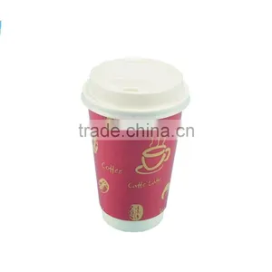 Wholesale Take Away Coffee Cups, Double Wall Paper Cups With Lids thumbnail-3