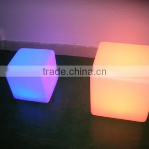 Plastic Led Cube Chair Wonderful Chair Light LED Cube thumbnail-5