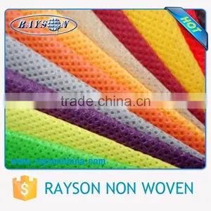 China Leading Brand Rayson High Quality Stable Uniformity 9-150grs/m2 Eco-friendly Polypropylene Non Woven Fabric Manufacturer thumbnail-1
