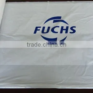LDPE Ivory Color With FUCHS Printing and Two Pockets Plastic Disposable Car Seat Cover thumbnail-3