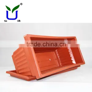 Rectangular Plastic Planter Box Garden Pot thumbnail-2