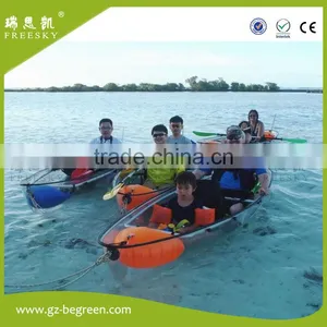 New Design 2 Seat Touring Banana Transparent Boats Ships for Sale thumbnail-1