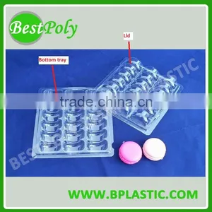 Hot Sale!!! Plastic 18pc Macaron Tray Packaging for Sale thumbnail-1