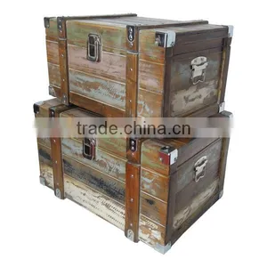 Wooden Storage Chest Box Art Set thumbnail-1