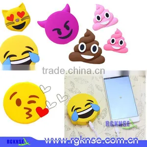 2016 Hot Selling Low Price Promotion Gift Emoji Power Bank 2600mah thumbnail-3