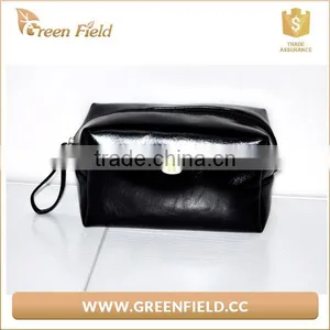 Hot New Style Black Fashion PU Toiletry Bag for Women thumbnail-1