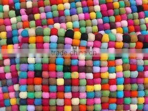 Felt Ball Rug/wool Felt Balls thumbnail-6