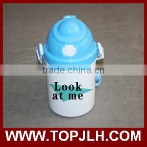 Sublimation Plastic Bottle for Promotion,kids School Water Bottle With Straps thumbnail-6