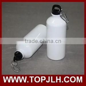 White and Silver Optional Custom Sublimation Sports Water Bottle 500ml thumbnail-1